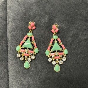 Colorful Geometric Dangle Earrings
